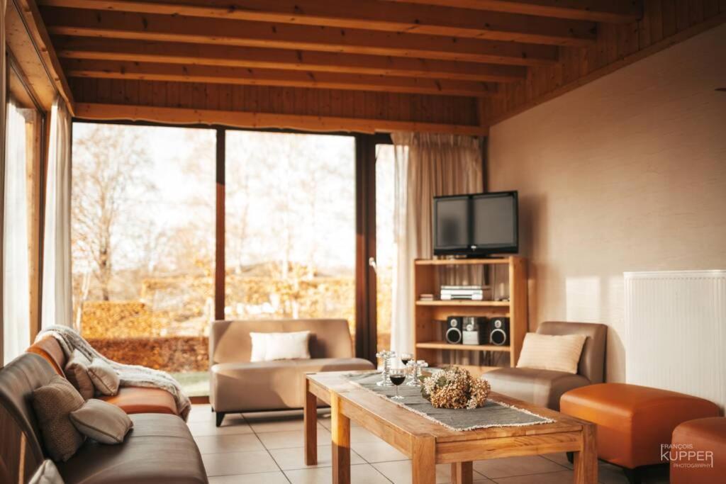 Le Héron 28pers, Malmedy- Home cinéma, balnéo, sauna, jardin Exterior foto