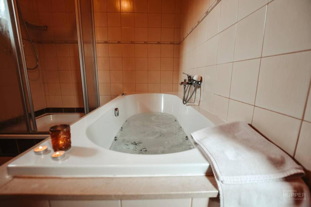 Le Héron 28pers, Malmedy- Home cinéma, balnéo, sauna, jardin Exterior foto
