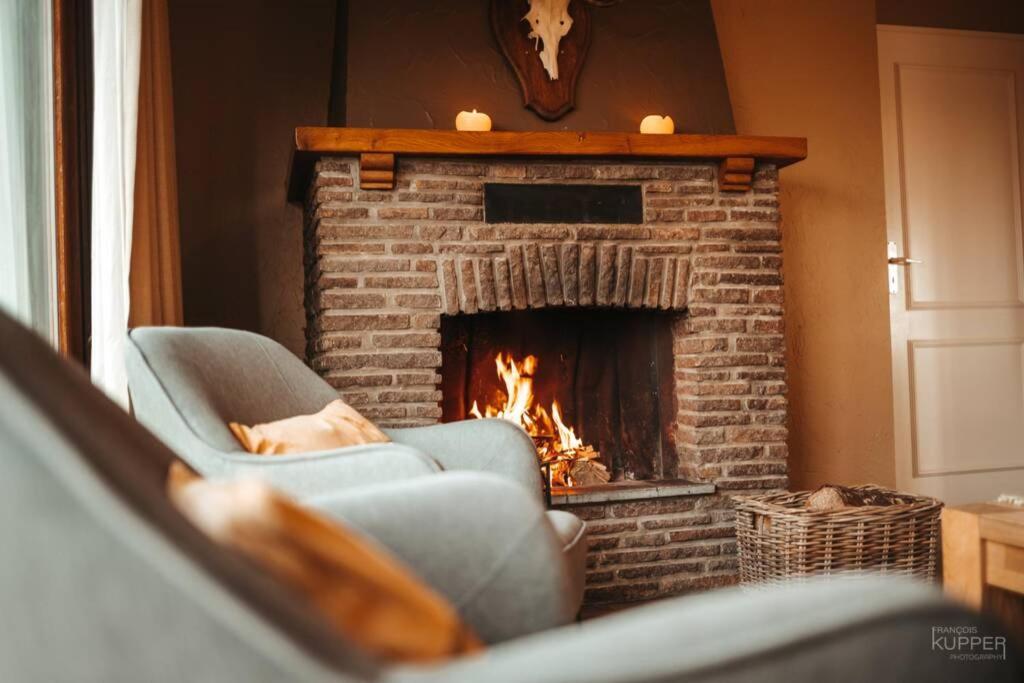Le Héron 28pers, Malmedy- Home cinéma, balnéo, sauna, jardin Exterior foto